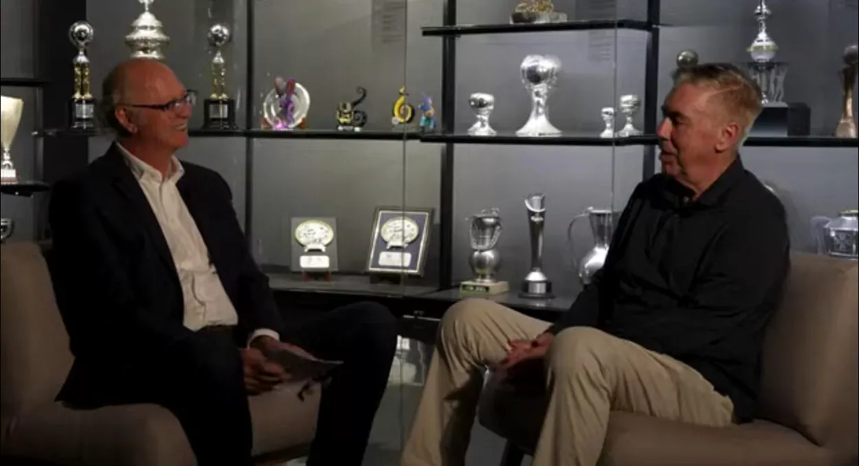 Falcão e Ancelotti juntos