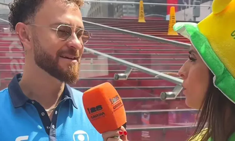 Fred Bruno em entrevista na Rádio Gaúcha