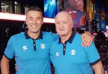 Rizek lembra "lendário Grêmio" e faz post sobre trabalhar com Felipão: "Sempre fui fã" Rizek e Grêmio