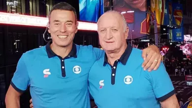 Rizek lembra "lendário Grêmio" e faz post sobre trabalhar com Felipão: "Sempre fui fã" Rizek e Grêmio