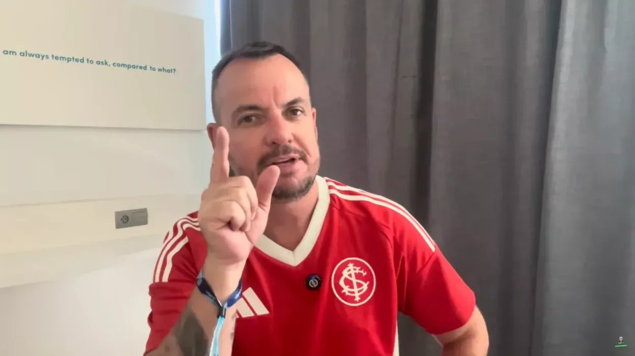 Vaguinha cita números e diz o que achou do novo reforço do Inter: "É mordedor" Vagner Martins, o Vaguinha, jornalista e torcedor do Inter