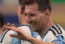 Atacante do Grêmio vira comentarista e se encanta com Messi: "Fora desse mundo" Leonel Messi, pela seleção da Argentina