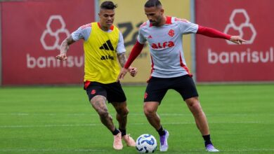 Richard e Thiago Maia, jogadores do Inter