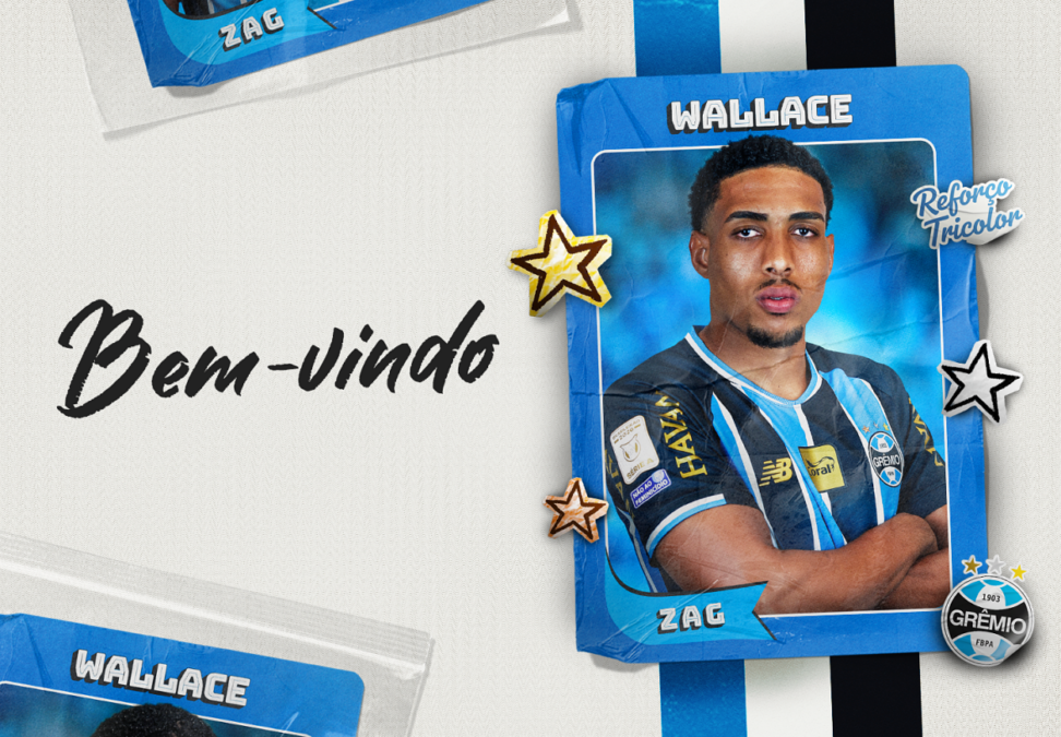 Wallace é anunciado pelo Grêmio