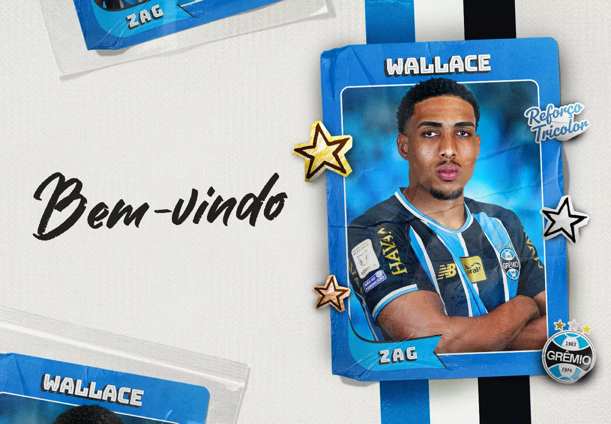 Wallace é anunciado pelo Grêmio