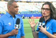 Denilson mostra otimismo e dá conselho para zagueiro do Brasil que vai marcar Haaland Denilson no Jornal Nacional