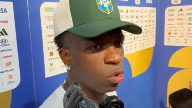 Vini Jr explica por que não bateu o pênalti antes da queda do Brasil para a Noruega Vini Jr no pênalti