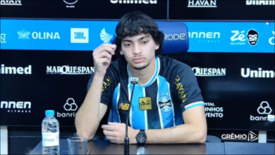 Novo reforço do Grêmio cita Renato e espera ser útil no sistema de Luís Castro IMG_9558