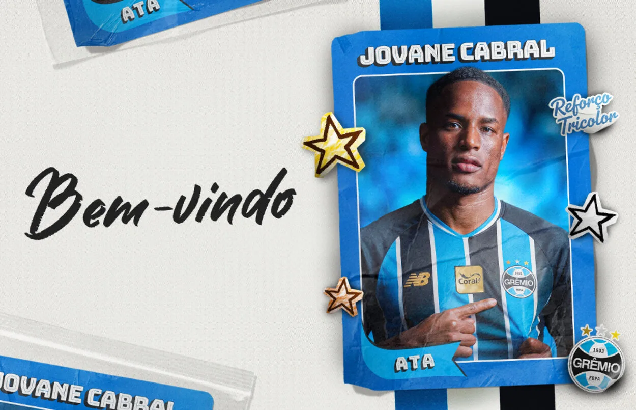 Grêmio com Cabral