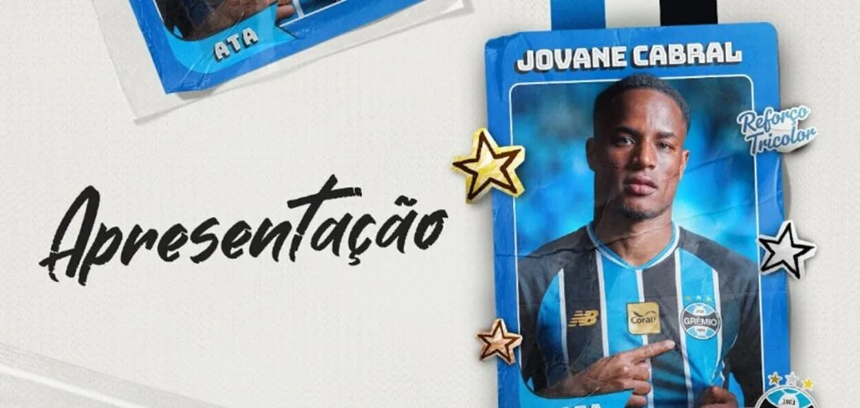 Jovane Cabral pelo Grêmio