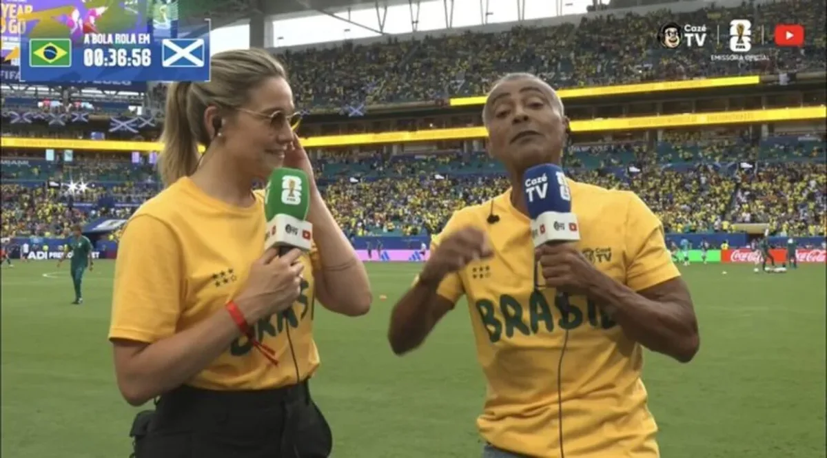 Romário pela CBF e CAZÉ