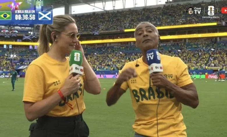 Romário pela CBF e CAZÉ