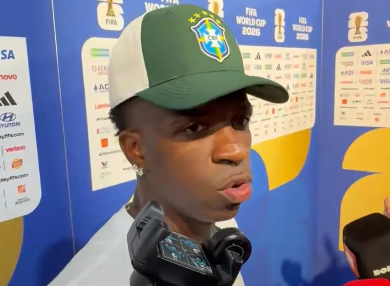 Vini Jr explica por que não bateu o pênalti antes da queda do Brasil para a Noruega Vini Jr no pênalti