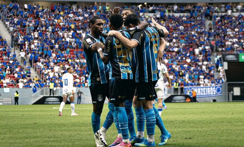 Jogadores do Grêmio