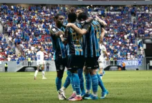 Jogadores do Grêmio