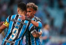 Bitello e Suárez juntos pelo Grêmio
