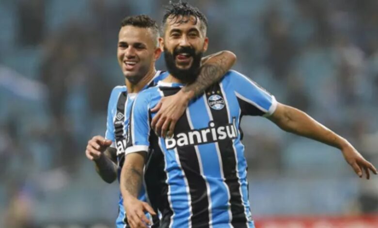 Douglas e Luan nos tempos de Grêmio