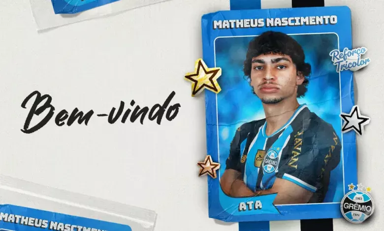 Matheus Nascimento no Grêmio