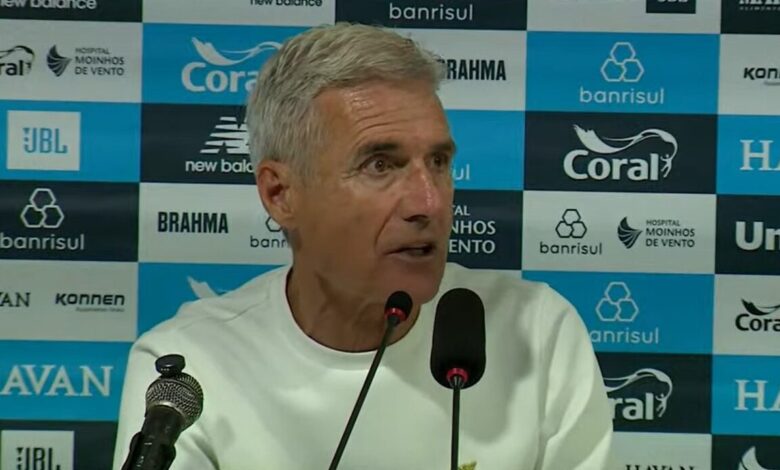 Luís Castro projeta "final" no próximo jogo e comenta protestos da torcida do Grêmio 1d5cf143-a80f-40c0-8af3-4b02acab64ca