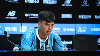 Grêmio com Pérez
