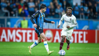 Villasanti atinge marca pelo Grêmio e cresce em ranking que tem Kannemann e Rivarola Villasanti pelo Grêmio
