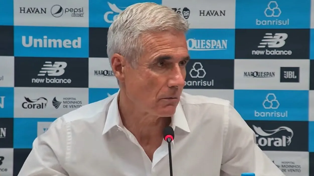 Luís Castro, treinador do Grêmio