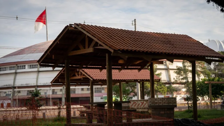 Churrasqueiras no Parque Marinha do Brasil
