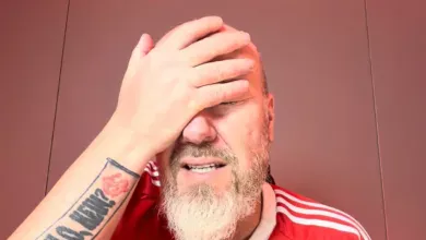 A reação de Baldasso após o Remo empatar nos acréscimos com gol de falta Fabiano Baldasso, Inter