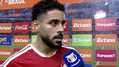 Matheus Bahia celebra primeiro gol e vê Inter com nova postura: “Virou a chave” Matheus Bahia, lateral do Inter