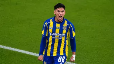 Emprestado pelo Inter, Alan Rodríguez faz golaço e ganha nota 8 na Argentina Alan Rodríguez, Rosario Central, emprestado pelo Inter