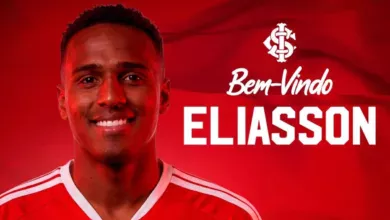 Inter oficializa Eliasson e revela até quando novo reforço ficará no Beira-Rio Eliasson, jogador do Inter