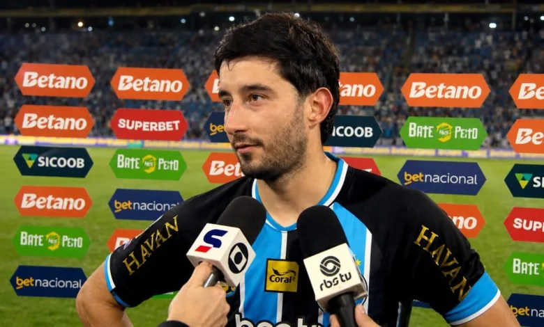 Mathias Villasanti, entrevista para o Premiere após Bragantino 1x0 Grêmio