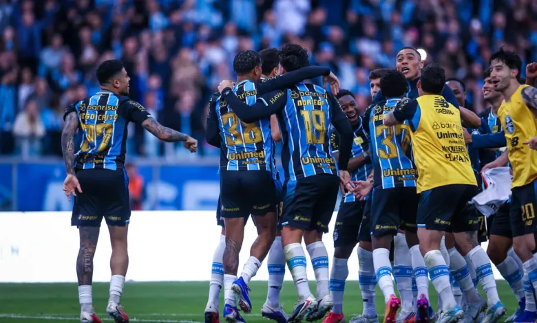 Jogadores do Grêmio