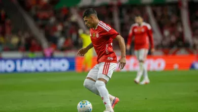 Aguirre tira em cima da linha e evita gol do Atlético-MG contra o Inter Braian Aguirre