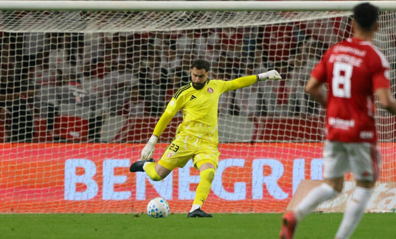Inter com o seu goleiro