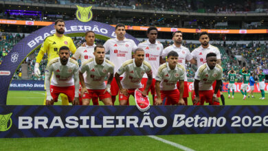 Inter segura pressão do Palmeiras, empata fora e ganha fôlego no Brasileirão Jogadores do Inter