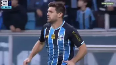 Entrada de Kannemann em Grêmio x São Paulo repercute: "15 segundos e confusão" Kannemann pelo Grêmio