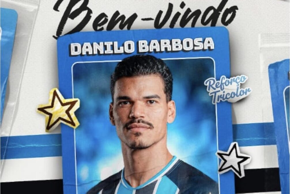 Grêmio anuncia acordo com Danilo Barbosa, bicampeão da Libertadores