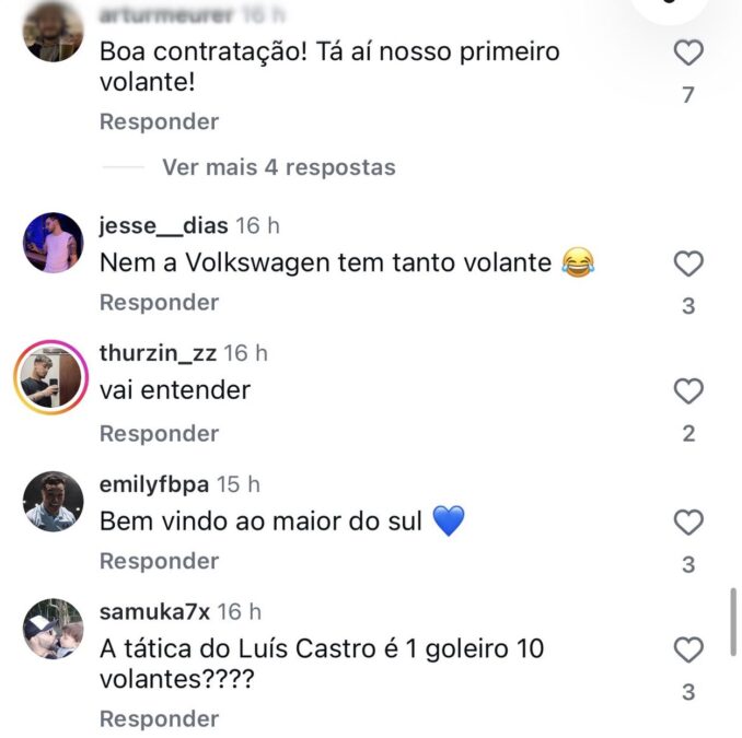 Como a torcida do Grêmio reagiu à contratação de novo volante para o elenco