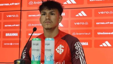 Árbitro de Corinthians x Inter tem episódio recente com Bernabei Bernabei pelo Inter