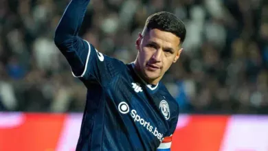 Álex Arce, comemorando gol pelo Independiente Rivadavia é apontado no Inter
