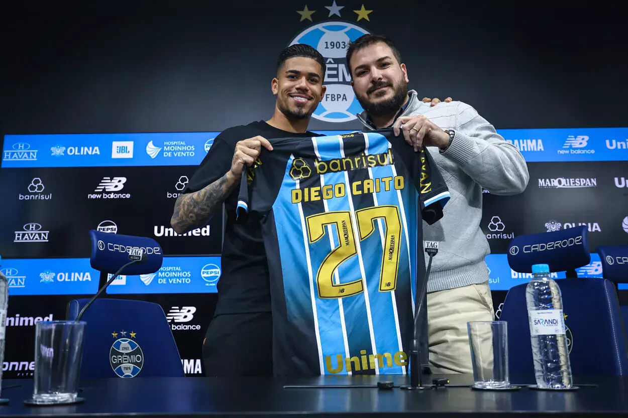 Diego Caito explica por que ele e Wallace iniciaram bem com a camisa do Grêmio Caito do Grêmio