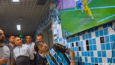 Vídeo mostra reação de Villasanti ao ver o lance polêmico de Grêmio x Mirassol Villasanti do Grêmio