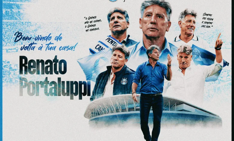 Grêmio anuncia Renato Portaluppi