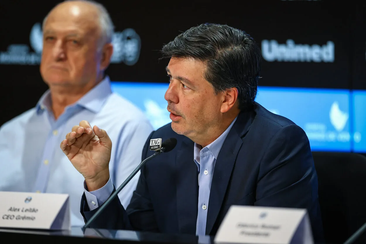 Alex Leitão — Luiz Felipe Scolari — Grêmio hoje
