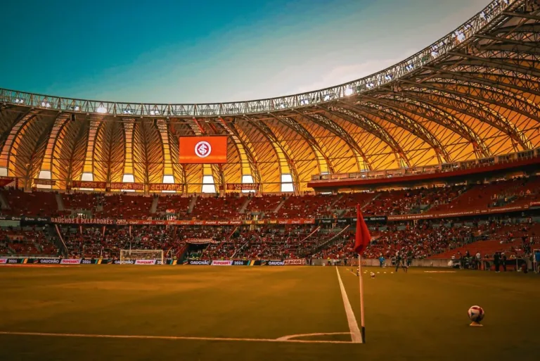 Sport Club Internacional no Estádio Beira-Rio em Porto Alegre