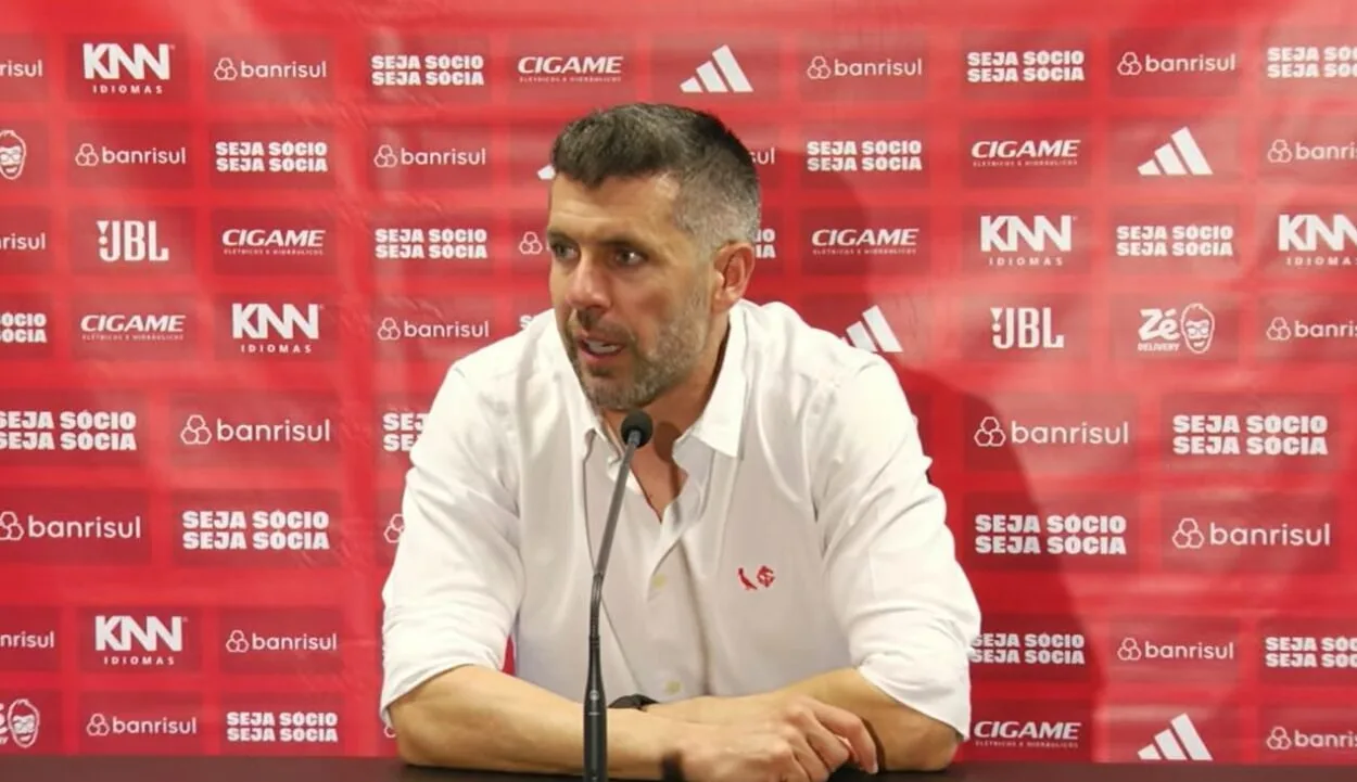 Paulo Pezzolano, treinador do Inter - Foto: YouTube/Inter TV