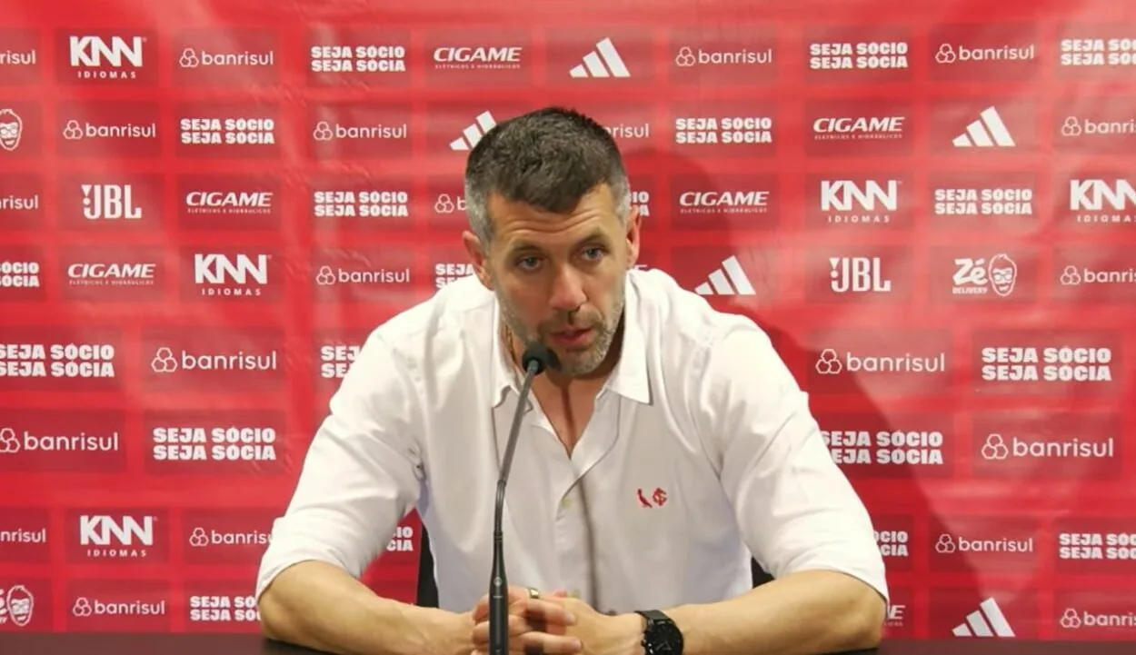 Paulo Pezzolano, treinador do Inter - Foto: YouTube/Inter TV