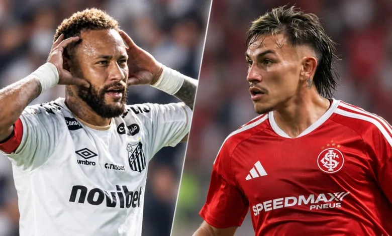 Neymar e Bernebei, Santos e Inter