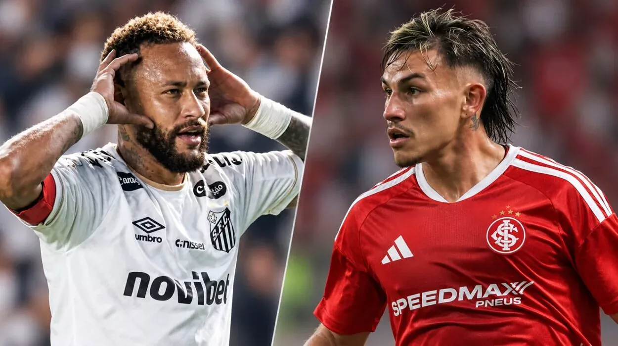 Neymar e Bernebei, Santos e Inter